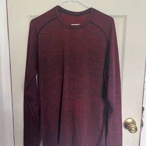 lululemon athletica Maroon Long Sleeve Jersey